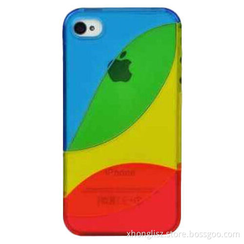 Hy-aline combined color design PC phone cases for iPhone 4 series